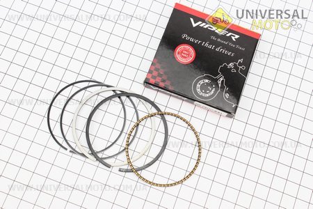 Кольца поршневые 150см3 57,4мм STD. Viper (Скутер 125-150см3 / UM3100-V51)