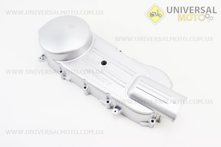 Кришка варіатора довга, срібляста. Китай (Запчастини до 4Т скутера / UM3100-V66)