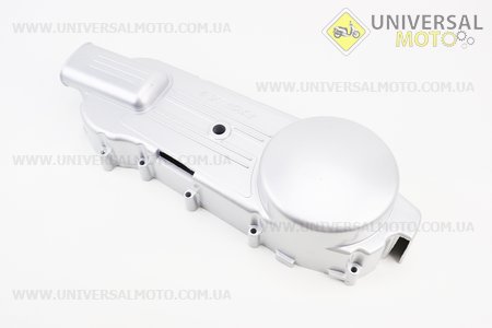 Кришка варіатора довга, срібляста. Китай (Запчастини до 4Т скутера / UM3100-V66)