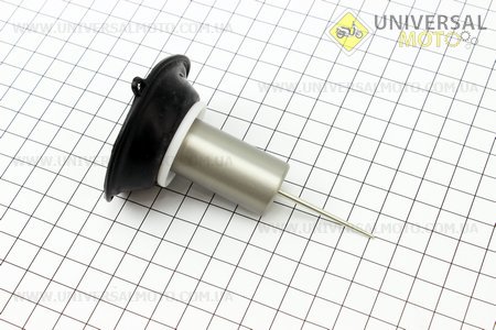 Мембрана карбюратора 22мм (з голкою). Китай (Запчастини до 4Т скутера / UM3100-V74)