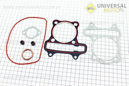 Прокладки поршневої 150см.куб.-57,4мм, комплект 7 деталей. DDL (Запчастини до 4Т скутера / UM3102-V89)