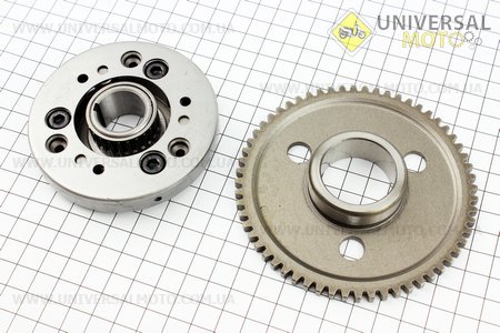 Бендикс стартера - обгонная муфта. ZHENGHE (Скутер 125-150см3 / UM3103-V78)