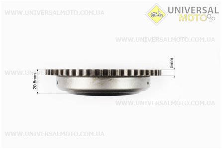 Бендикс стартера - обгонная муфта. ZHENGHE (Скутер 125-150см3 / UM3103-V78)