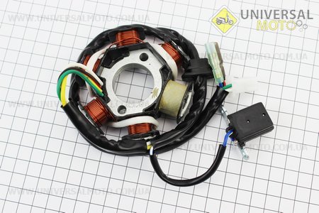 Статор магнето (6 катушек). ZHENGHE (Скутер 125-150см3 / UM3104-V38)