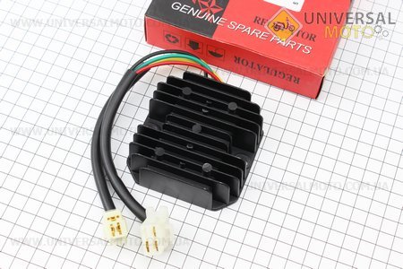 Реле-регулятор напруги 6 проводів - "3+3". STAR (Запчастини до 4Т скутера / UM3104-V78)