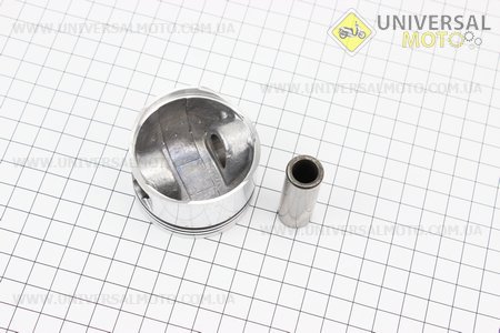 Поршневий комплект (поршень, кільця, палець) 125см.куб. 52,4мм +0,75 (палець 15 мм). VLAND (Запчастини до 4Т скутера / UM3105-V32)