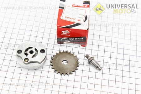 Насос масляный + звезда. ZHENGHE (Скутер 125-150см3 / UM3105-V47)