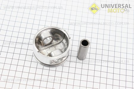 Поршневий комплект (поршень, кільця, палець) 150см.куб. 57,4мм +0,25 (палець 15 мм). ZHENGHE (Запчастини до 4Т скутера / UM3105-V52)