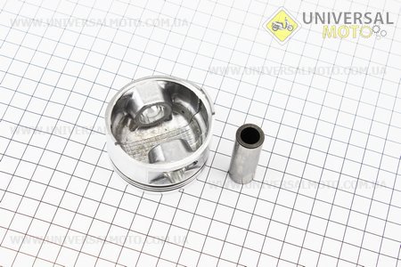 Поршневий комплект (поршень, кільця, палець) 150см.куб. 57,4мм +0,50 (палець 15 мм). ZHENGHE (Запчастини до 4Т скутера / UM3105-V53)