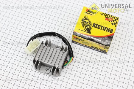 Реле-регулятор напруги 5 проводів - "5" (роз'єм великий "тато"). TMMP (Запчастини до 4Т скутера / UM3105-V60)