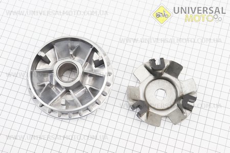 Варіатор передній у зборі (без втулки) STELS-150. DONGXIN (Запчастини до 4Т скутера / UM3106-V04)