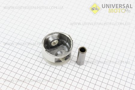 Поршневий комплект (поршень, кільця, палець) 150см.куб. 57,4мм +0,50 (палець 15мм) жовта коробка. SEE (Запчастини до 4Т скутера / UM3106-V17)