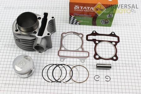 Цилиндро поршневой, комплект (цпг) 150см3-57,4мм (палец 15мм). TATA-Premium (Скутер 125-150см3 / UM3106-V54)