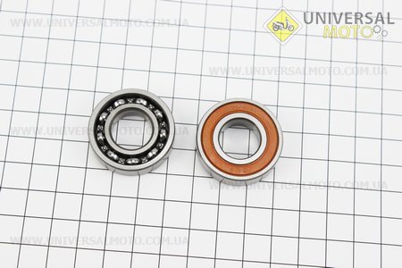 Підшипник розподільного валу 6002 (15x32x8/9) комплект 2шт. TATA (Запчастини до 4Т скутера / UM3106-V58)