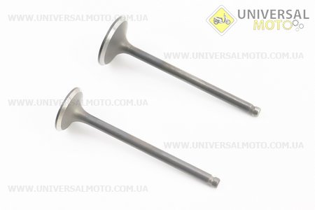 Клапан впускний (d=26,9; h=81,7), випускний (d=23; h=80,5) комплект 125см.куб. Keeway. Китай (Запчастини до 4Т скутера / UM3106-V96)