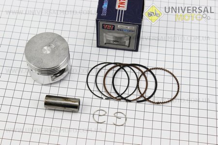 Поршневий комплект (поршень, кільця, палець) 100см.куб. 50мм STD (палець 15мм). TNT (Запчастини до 4Т скутера / UM3107-V01)