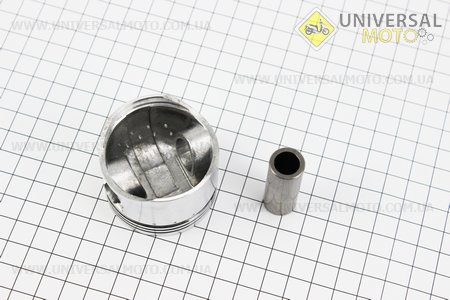 Поршневий комплект (поршень, кільця, палець) 100см.куб. 50мм +0,50 (палець 15мм) жовта коробка. SEE (Запчастини до 4Т скутера / UM3107-V02)