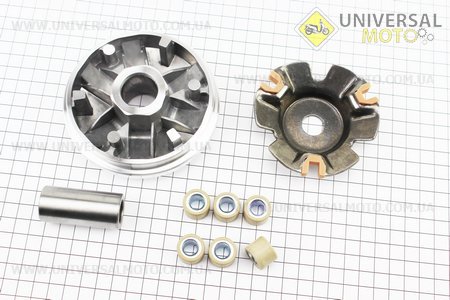 Варіатор передній у зборі з втулкою. FENGRI (Запчастини до 4Т скутера / UM3107-V34)