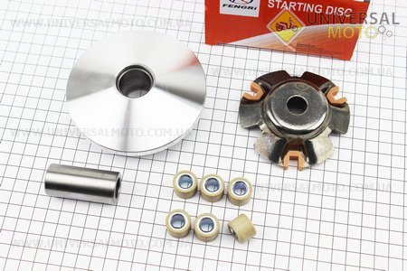 Варіатор передній у зборі з втулкою. FENGRI (Запчастини до 4Т скутера / UM3107-V34)