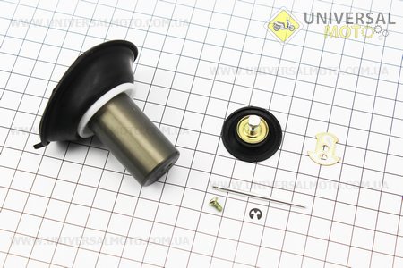 Мембрана карбюратора 24мм+прискорювальна комплект 2шт. Китай (Запчастини до 4Т скутера / UM3107-V51)