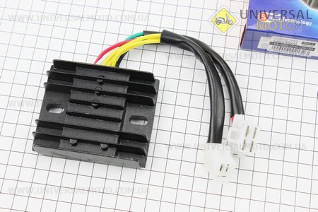 Реле-регулятор напруги 7 дротів - "4+3". TATA (Запчастини до 4Т скутера / UM3107-V95)