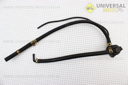 Каталізатор у зборі 125/150см.куб., тип 1. Китай (Запчастини до 4Т скутера / UM3108-V16)