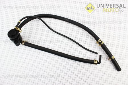 Каталізатор у зборі 125/150см.куб., тип 1. Китай (Запчастини до 4Т скутера / UM3108-V16)