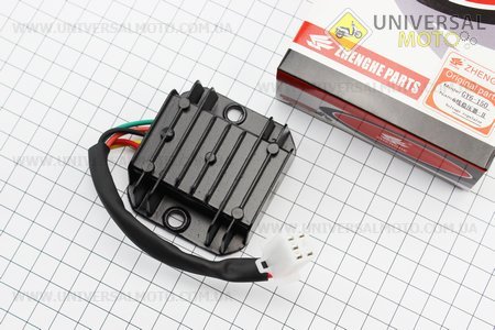 Реле-регулятор напруги 5 проводів - "5" (роз'єм малий "мама"). ZHENGHE (Запчастини до 4Т скутера / UM3108-V28)