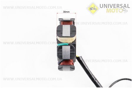 Статор магнето (генератора) (8 котушок роз'єм "мама 3 + 2") висота 29мм. TT CRV (Запчастини до 4Т скутера / UM3108-V74)