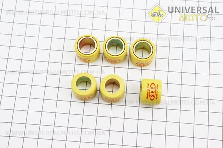 Ролики варіатора 6шт, 18*14 - 8г (Тайвань). SEE (Запчастини до 4Т скутера / UM3108-V81)