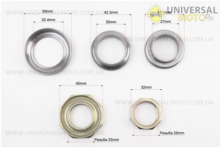 Підшипники керма комплект 125-150см.куб.. Китай (Запчастини до 4Т скутера / UM3108-V89)
