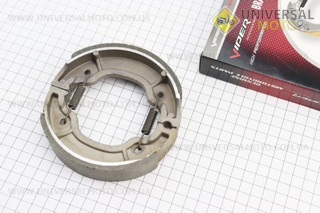 Гальмівні колодки задні комплект, 125мм (барабан) 12", 13". Viper (Запчастини до 4Т скутера / UM3109-V29)