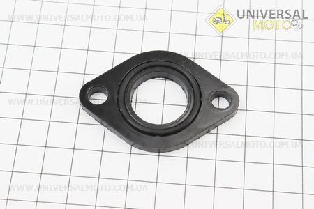 Прокладка патрубка карбюратора + манжет (пластмас). Китай (Запчастини до 4Т скутера / UM3109-V35)