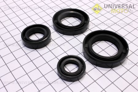 Сальник двигателя к-кт 4шт (26*42*8; 25*40*8; 17*29*8; 14*24*6)