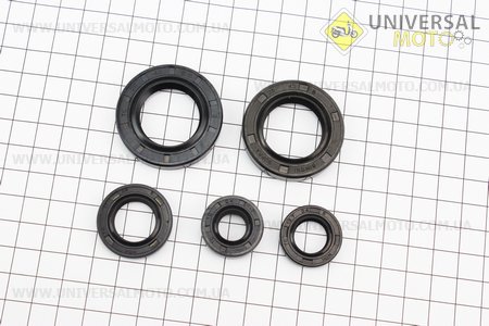 Сальник двигателя к-кт 5шт TB60 (26*42*6,5; 25*40*8; 17*29*5; 13,7*24*5; 12*24*7)