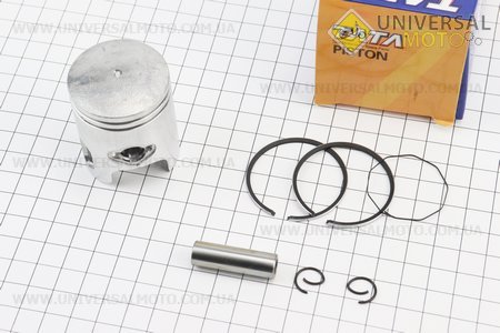 Поршень, кольца, палец комплект 50см3 40мм STD (палец 10мм). TATA (Скутер 2Т-Ременной / UM3120-V39)