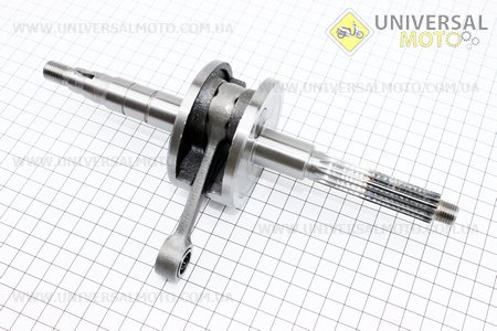 Коленвал (палец 12мм, 15шлицов) Keeway. GXmotor (Скутер 2Т-Ременной / UM3121-V02)