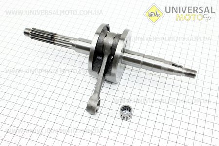 Коленвал (палец 12мм, 15шлицов) Keeway. GXmotor (Скутер 2Т-Ременной / UM3121-V02)