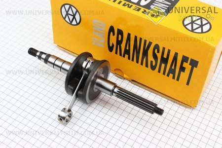 Колінвал (палець 10мм, 15шліців). VLAND (Запчастини до 2Т ременного скутера / UM3121-V37)