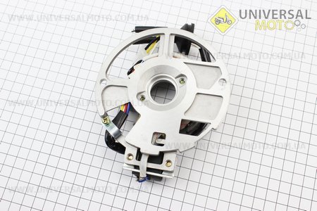 Статор магнето (генератора) (7 котушок роз'єм "мама 3+2"). GX-Viper (Запчастини до 2Т ременного скутера / UM3122-V04)