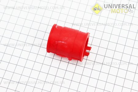 Патрубок карбюратора гумовий Yamaha STELS / 2Т-рем. (червоний). SALO (Запчастини до 2Т ременного скутера / UM3122-V06)