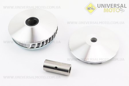 Варіатор передній у зборі + втулка, крильчатка 250см.куб.. Китай (Запчастини на максіскутер 250сс / UM3130-V09)