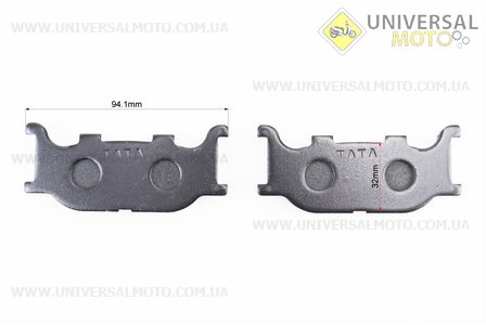 Гальмівні колодки (дискові) Yamaha SR125/FZ6/YP 250/MAJESTY 250/XVS 1100/TZR 150 R/CP 250/XVS 1100/FZ6/TDR 125 комплект. TATA (Запчастини до японського скутера / UM3130-V66)