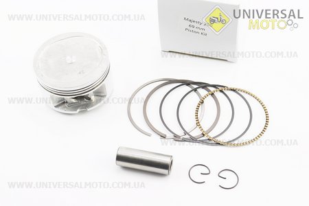 Поршневий комплект (поршень, кільця, палець) Yamaha MAJESTY 250 69мм STD (палець 17мм) Тайвань. MSU (Запчастини до японського скутера / UM3130-V77)