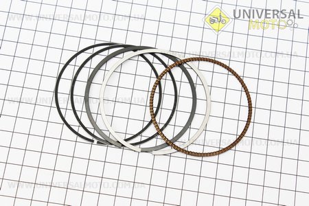 Кільця поршневі Yamaha MAJESTY 250 69мм +0,25. KOSO (Запчастини до японського скутера / UM3130-V82)