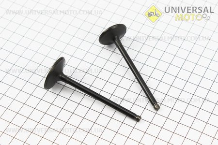 Клапана выпускной (30,5*80*5) + впускной (26,5*80*5) комплект 2 штуки 250см3 . Китай (Скутер 250см3 / UM3131-V02)