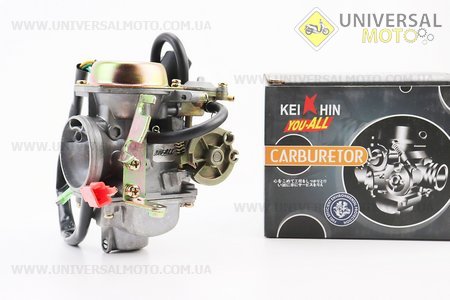 Карбюратор у зборі Honda CH250, (якісна копія). KEIHIN (Запчастини до японського скутера / UM3131-V26)