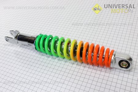 Амортизатор задний 320мм (регулируемый, цвет - "РАДУГА"). NAIDITE (Скутер Viper Race / UM3140-V03)