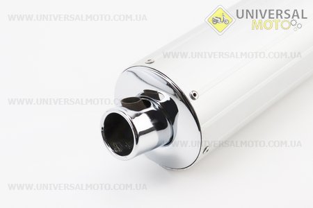 Глушник у зборі "барильце", тип 1 (незначний наліт). Китай (Запчастини до 4Т скутера / UM3140-V20)