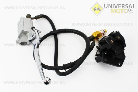 Тормозная система в сборе (суппорт одно поршневой, крепление для R2) +ABS